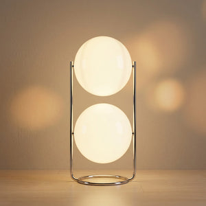 Lampadaire deux boules format compact 80 cm