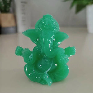 Figurine Ganesha résine phosphorescente