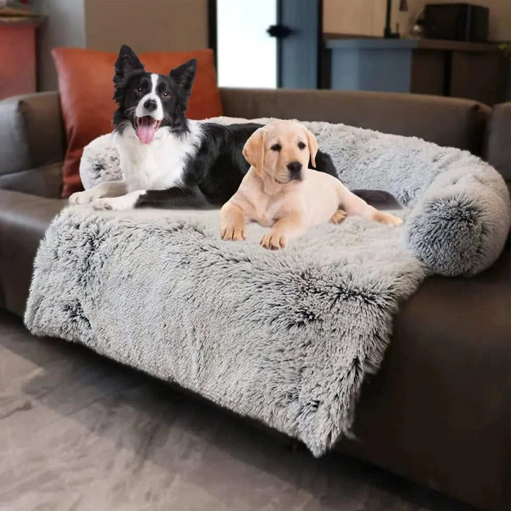 Coussin chien doux et moelleux