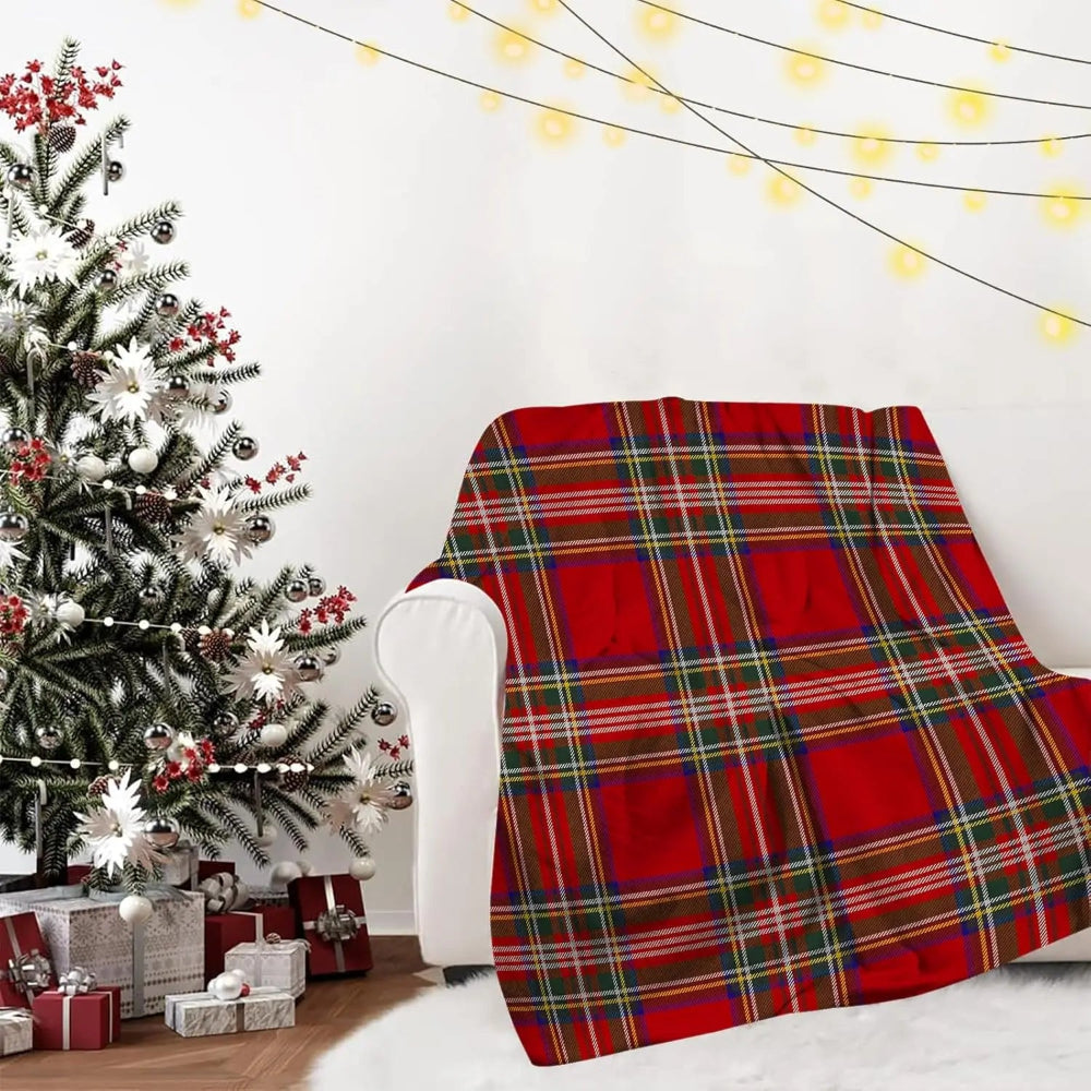 Plaid tartan style écossais