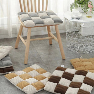 Coussin de chaise en velours côtelé, vue d'ensemble du produit