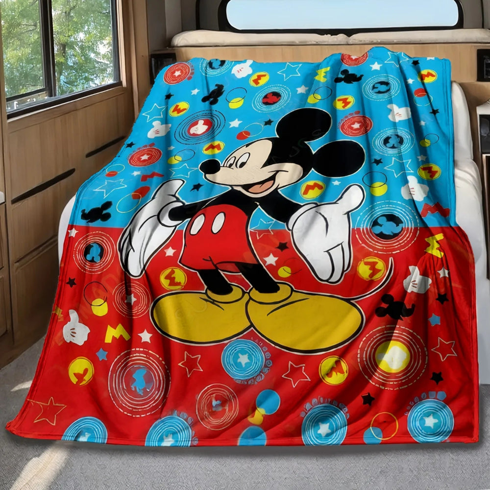 Plaid enfant à imprimé Mickey Mouse