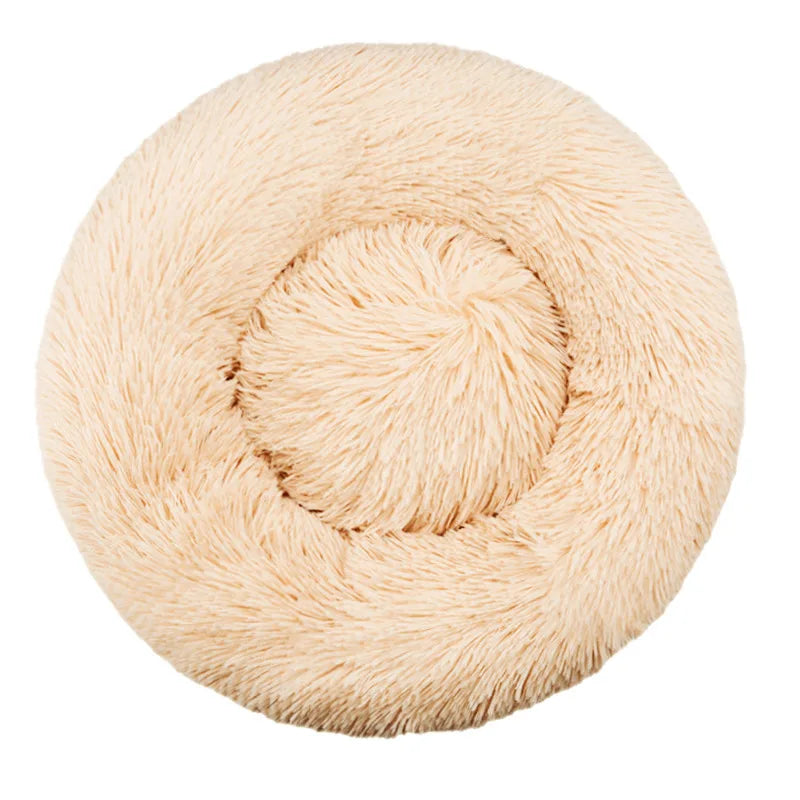 Coussin chat en peluche confortable