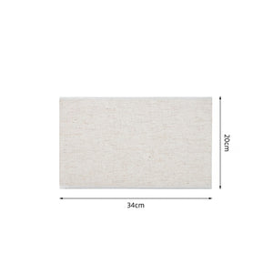 Dimensions de l abat-jour rectangulaire 34 cm sur 20 cm