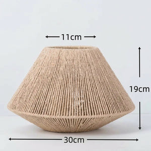Dimensions abat-jour évasé 30 cm : ouverture 11 cm hauteur 19 cm diamètre 30 cm