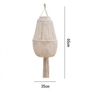 Guide des tailles abat-jour macramé bohème 15 25 40 65 cm