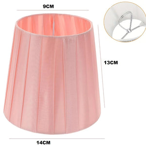 Dimensions abat-jour 14 cm : 9 cm haut, 13 cm hauteur, 14 cm bas
