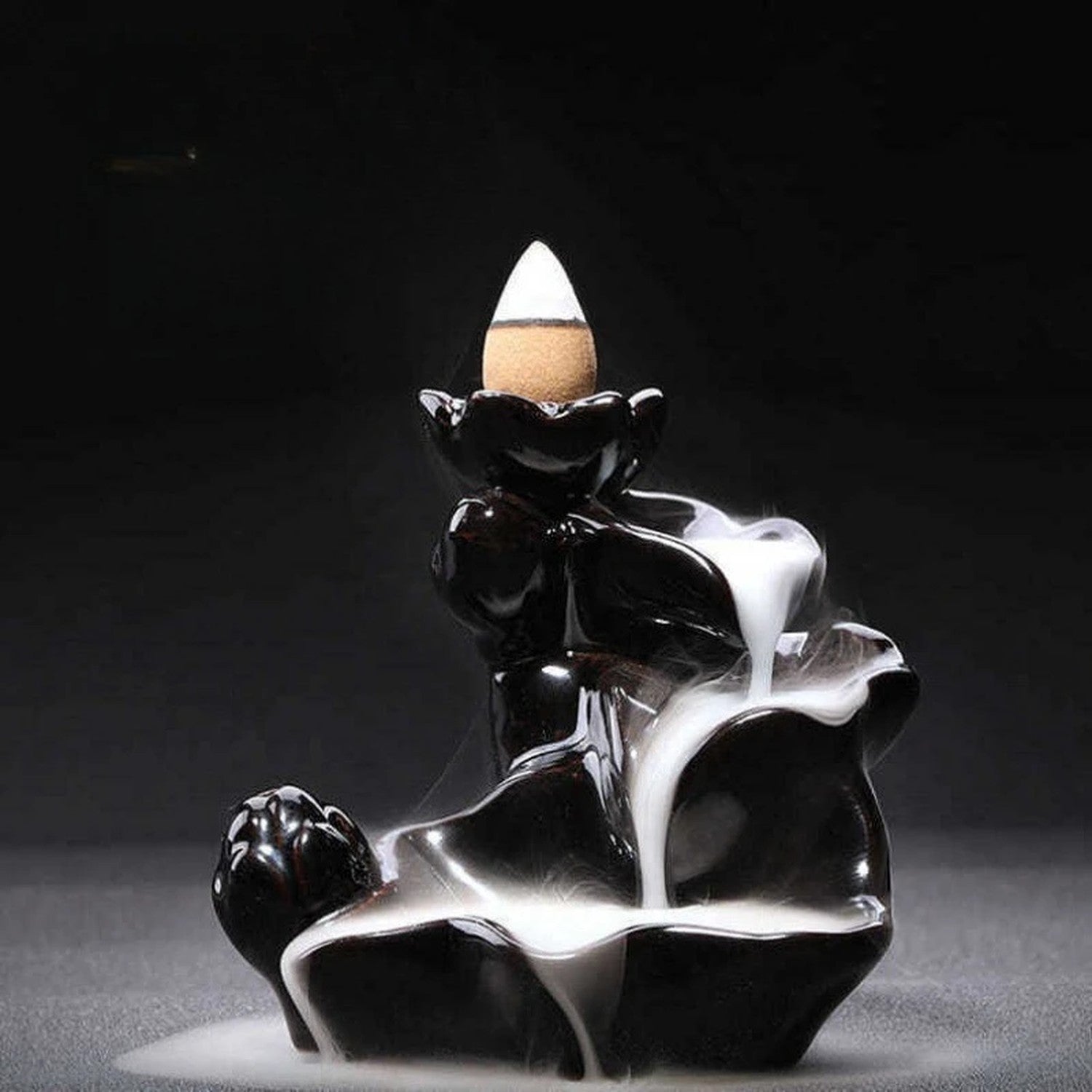 Brûleur d'encens à refoulement céramique vue 1