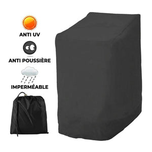 Housse de chaise de jardin avec protections anti UV anti poussière et imperméable