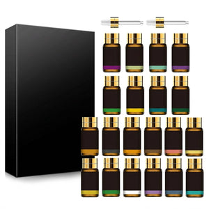 Coffret 20 huiles essentielles aromathérapie flacons 5ml