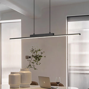 Lustre LED noir 100 cm - qualité aluminium