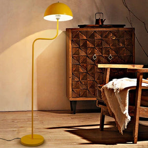 Lampadaire champignon base circulaire stable