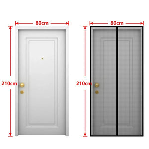 Schéma de mesure de la largeur et hauteur du cadre de porte en cm