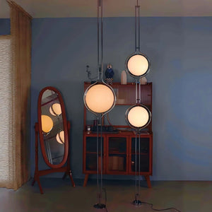 Variantes du lampadaire globe sur socle disponibles