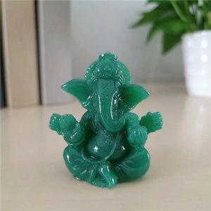Statue Ganesha en résine vue alternative