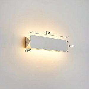 Dimensions de l'applique murale LED 16 cm en centimètres