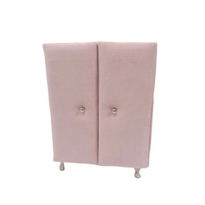 Boîte à bijoux Armoire velours rose