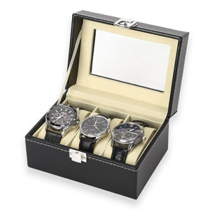 Boîte à montres 3 emplacements avec montres