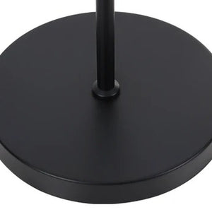 Base circulaire stable lampadaire noir Ø 22 cm détail socle