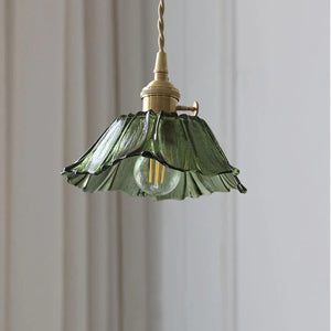 Suspension en verre petite fleur caractéristiques produit et détails