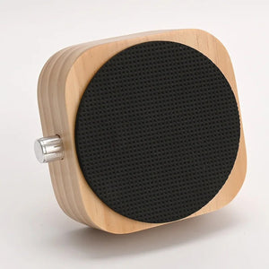 Base en bois du diffuseur nébuliseur vue de détail