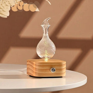 Diffuseur nébuliseur en fonctionnement avec brouillard aromatique