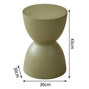 Dimensions du tabouret rond nordique en centimètres