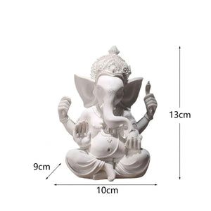 Dimensions de la statue Ganesh taille M hauteur 13 cm largeur 10 cm profondeur 9 cm