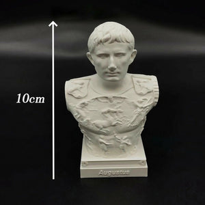 Dimensions du buste empereur romain hauteur 10 cm pour la petite taille