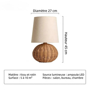 Dimensions du modèle Rond diamètre 27 cm hauteur 45 cm