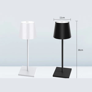 Dimensions de la lampe LED tactile en centimètres