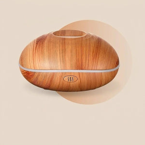 Vue du dessus du diffuseur d'arôme ultrasonique bois