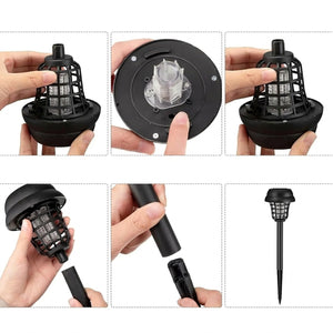 Guide d'installation en 6 étapes pour la lampe solaire anti-moustiques