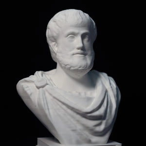 Buste Aristote gros plan - ornement décoratif de bureau