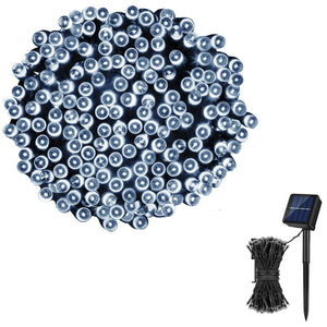 Guirlande LED solaire blanc froid lumière pure