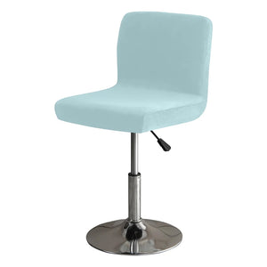Housse de chaise de bar coloris bleu clair
