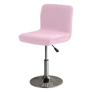 Housse de chaise de bar coloris rose