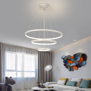 Lustre anneau LED - détail
