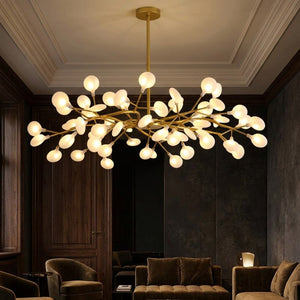 Lustre constellation nordique Doré 54 lumières