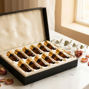 Coffret 20 huiles parfumées aromathérapie