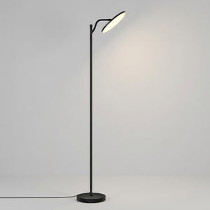 Lampadaire LED 32W noir design - vue studio fond gris