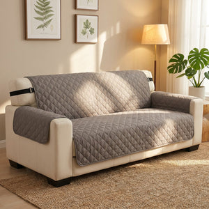 Housse protège canapé matelassée réversible pour salon image 1