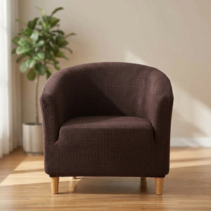 Housse de fauteuil cabriolet extensible couleur marron