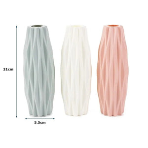 Schéma des dimensions du vase origami hauteur 21 cm et largeur 5,5 cm