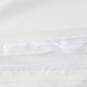 Détail de la fermeture zippée de la housse de couette