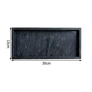 Dimensions plateau de service en marbre naturel 30 x 13 cm