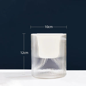 Pot auto-arrosant transparent dimensions 12 cm hauteur 10 cm diamètre