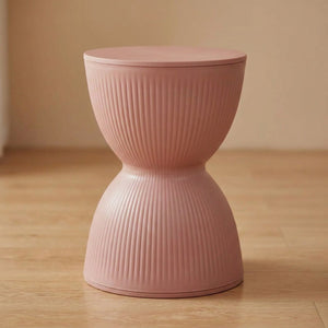 Tabouret rond nordique coloris rose