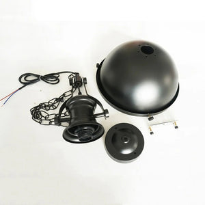 Pièces de la suspension douille chaîne câble et cache-plafond en métal