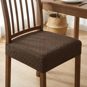 Housse de siège de chaise imperméable coloris chocolat
